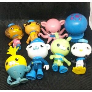 OCTONAUTS Octo Crew 8 Figures - Tweak Kwazii Peso Barnacles Dashi Inkling Tunip
